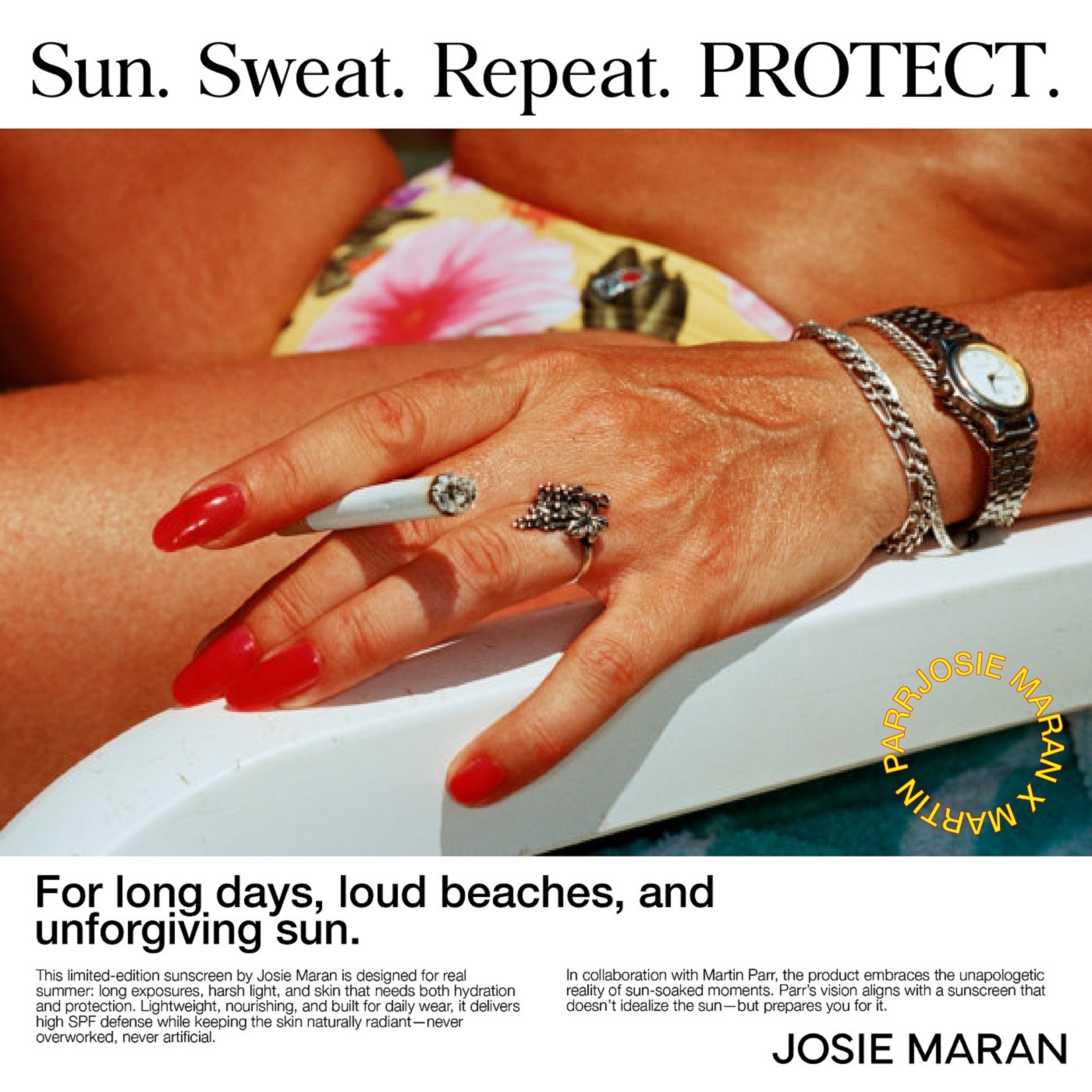 Josie Maran x Martin Parr